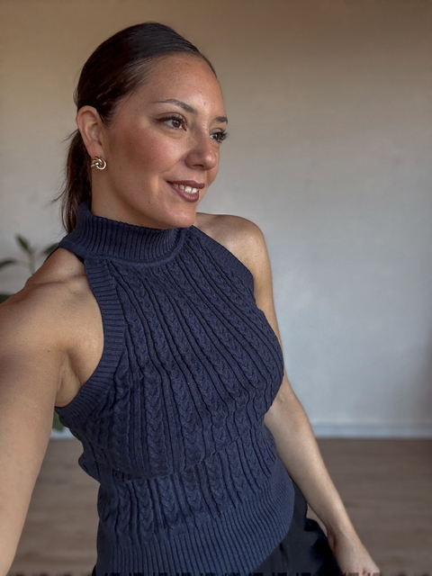 Musculosa Aitana - Azul - comprar online