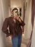 Camisa Romance - Chocolate - tienda online