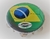 Pandeiro 10" O Profissional Fórmica Branco com Pele Bandeira do Brasil com Afinação Simples