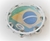 Pandeiro 11" O Profissional Fórmica Branco com Pele Bandeira do Brasil com Afinação Simples - comprar online