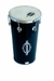 Rebolo Cônico 55X11" O Profissional Fórmica Preta com Pele de Couro - comprar online