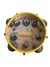 Pandeiro Infantil 8" O Profissional Madeira Fórmica Amarelo, Pele Smilingüido com Capa e Chave de Afinação - Sambrasil Instrumentos Musicais