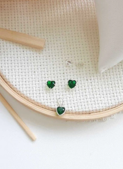 Conjunto especial pedras verdes