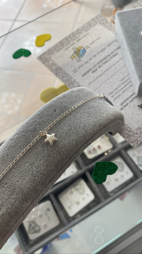 Pulseira infantil estrela