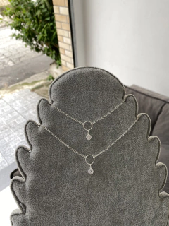 tornozeleira patuá ponto de luz - Das Pratas 925