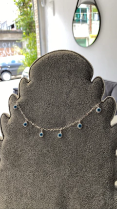 Chocker pingentes olho grego
