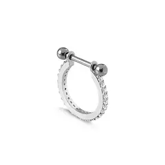 piercing conch fileira única 12 mm