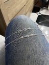 Pulseira olho grego com zirconias
