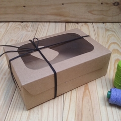 12 Cajas de 18 x 12 x 6 cm Tv59 color madera - Papelera Guze