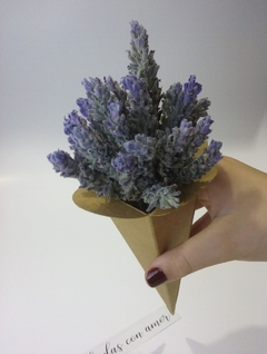 50 Conitos Para flores, Almendras, Confites SV11 color madera