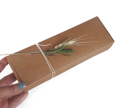 50 Cajas para 6 alfajores clásicos, cuadrados, regalos TC1 liner