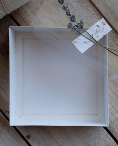 50 Cajas de 15.5 x 15.5 x 3 cm TF60 blancas - comprar online