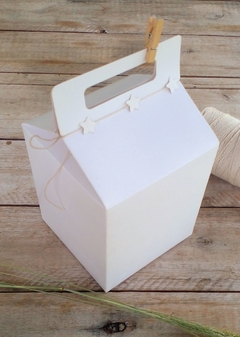 50 Cajas Maletín de 13 x 13 x 16 cm M3 Blanca en internet