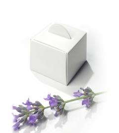 500 cajitas mini para trufa o bombón SV9 blanca - comprar online
