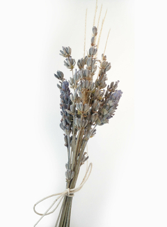 12 Ramitos de flores secas "Lavandas surtidas & espigas"