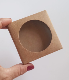 50 cajitas de 8 x 8 x 1.6 cm para medallón, cookie SV22 liner - comprar online