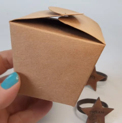 50 Cajitas de 5 x 5 x 6 cm - Sv30 color madera