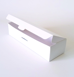 50 Cajas para 6 alfajores clásicos, cuadrados, regalos TC1 blancas en internet