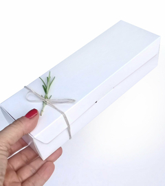 12 Cajas para 6 alfajores clásicos, cuadrados, regalos TC1 blancas - comprar online