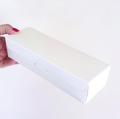 12 Cajas para 6 alfajores clásicos, cuadrados, regalos TC1 blancas en internet