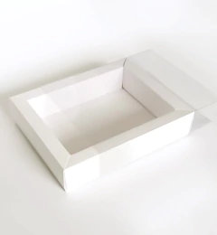 50 Cajas con marco y funda de acetato TF3 blancas en internet