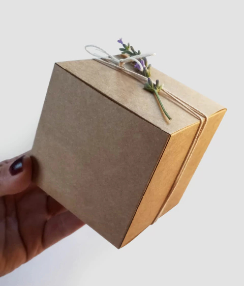 20 Cajas de 8 x 8 x 8 cm Ti2 color madera - comprar online