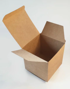 20 Cajas de 8 x 8 x 8 cm Ti2 color madera - Papelera Guze