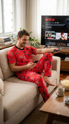 Netflix Pijama Modal Media Estación