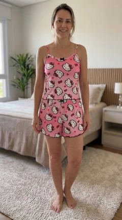 Hello Kitty Pijama Morley Crop Verano