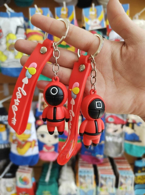 Llaveros de "El Juego del Calamar"