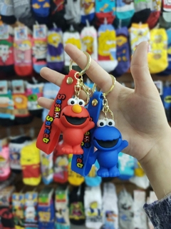 Llaveros de "Plaza Sésamo"