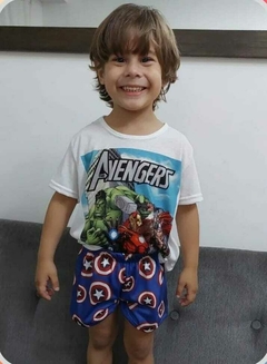 Pijama Corto "Vengadores"