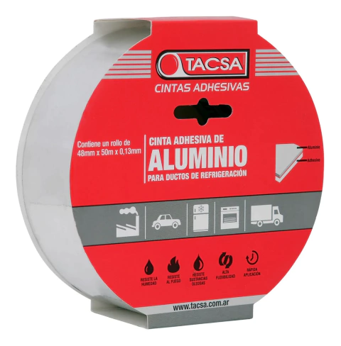 Cinta de Aluminio 50 Metros Tacsa