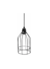Colgante Jaula de Chapa 20 cm Recto Plata - comprar online