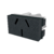 Tomacorriente Normalizado 10A Jeluz Verona Platinum Negro - comprar online