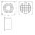 Extractor de Aire 22W Baño Cocina Cultivo Indoor 18 Cm / 6" - Udachi