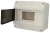 Caja DIN Exterior Con Puerta Mini 8 Bocas Taad - comprar online