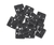 Base Porta Precintos 19x19 mm Negro (50u.)