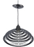 Lampara Colgante de Chapa Ferrolux York 37 cm Negro - comprar online
