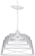 Lampara Colgante de Chapa Ferrolux York 32x32 cm Blanco - comprar online