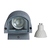 Aplique Unidireccional Exterior Oval Gris Aluminio GU10 - Udachi