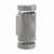 Aplique Bidireccional Exterior Oval Gris Aluminio GU10 - Udachi