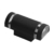 Aplique Bidireccional Exterior Oval Negro Aluminio GU10