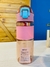 Botella Deportiva PVC con Grip 600 ml Rosa