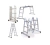 Escalera Plegable Aluminio 4X3 Akai Energy