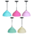 Lampara Galponera Estilo Industrial de PVC Pastel