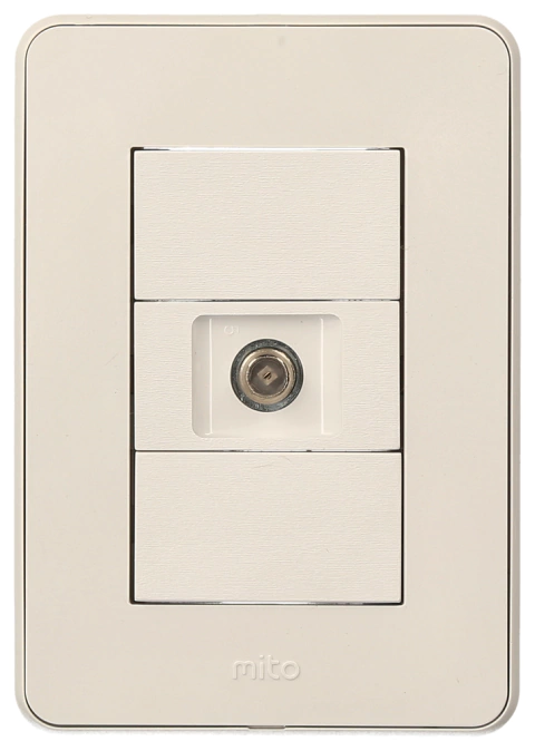 Módulo Armado Conector Coaxil Línea Jeluz Verona Mito