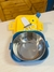 Set Lunchera De Acero Inoxidable con cuchara y tijera Azul - Udachi