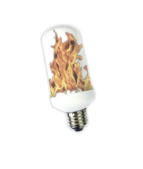 Lampara Led 4w Efecto Fuego Llama 3 Modos