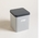 LATA CUADRADA ACANALADA GRIS BISCUITS - comprar online